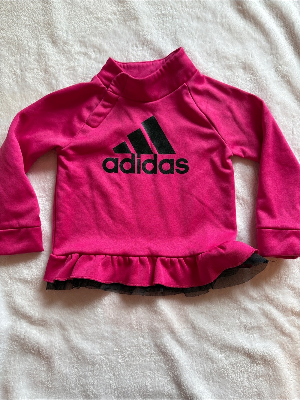 • Adidas 3T Logo Ruffle top